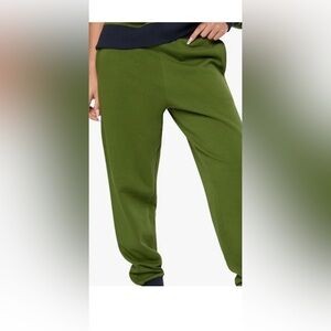 WeWoreWhat Slim Leg Jogger Hunter Green Navy Sweatpants M